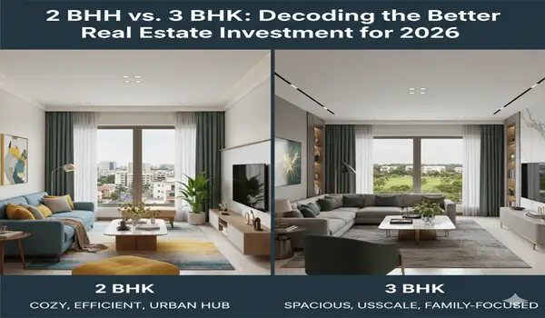 2 BHK vs. 3 BHK: Decoding the Better Real Estate Investment for 2026 2 BHK vs. 3 BHK: Decoding the Better Real Estate Investment for 2026