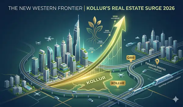 The New Western Frontier: Mapping the Skyrocketing Real Estate Value of Kollur in 2026 The New Western Frontier: Mapping the Skyrocketing Real Estate Value of Kollur in 2026