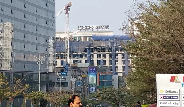 AIG Hospitals Gachibowli The expansive AIG Hospitals campus at Mindspace Road in Gachibowli providing world-class medical services within easy reach of Prestige Golden Grove