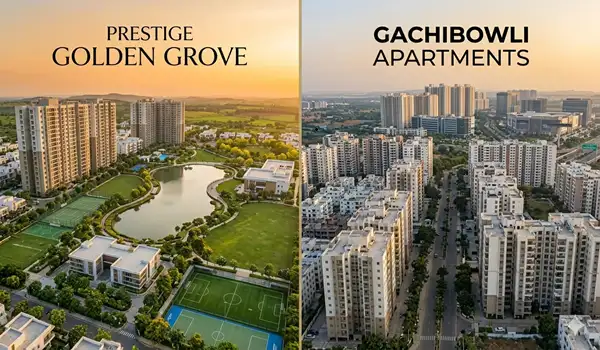 Prestige Golden Grove vs Gachibowli Apartments Prestige Golden Grove vs Gachibowli Apartments