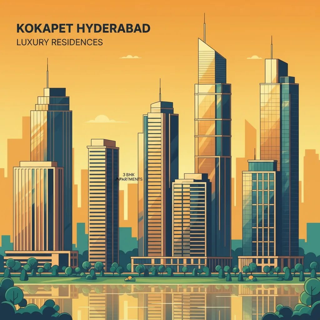 3 BHK Flats for Sale in Kokapet Hyderabad 3 BHK Flats for Sale in Kokapet Hyderabad