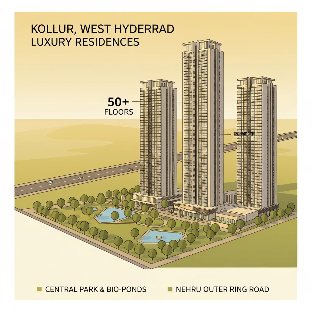 Apartments in Kollur for Sale Apartments in Kollur for Sale