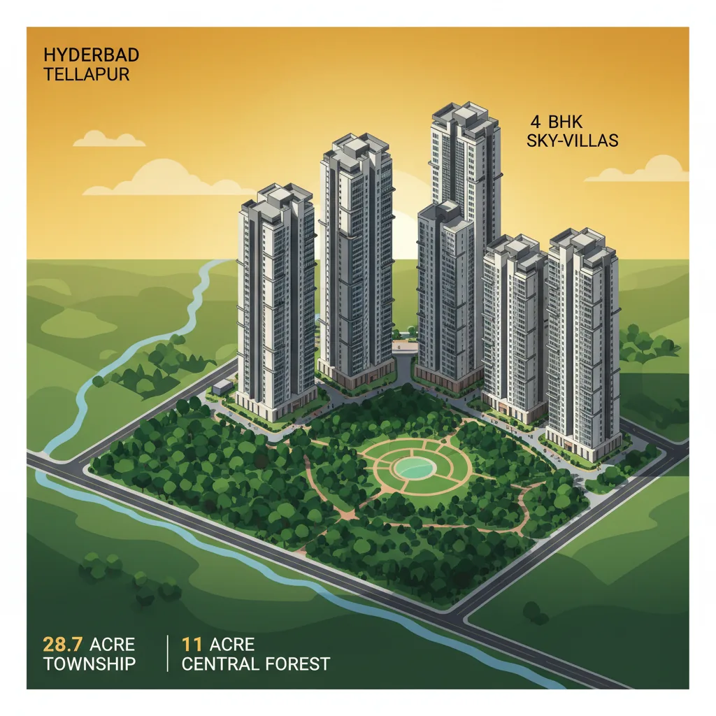 Prestige Golden Grove - 4 BHK Apartment in Tellapur Prestige Golden Grove - 4 BHK Apartment in Tellapur