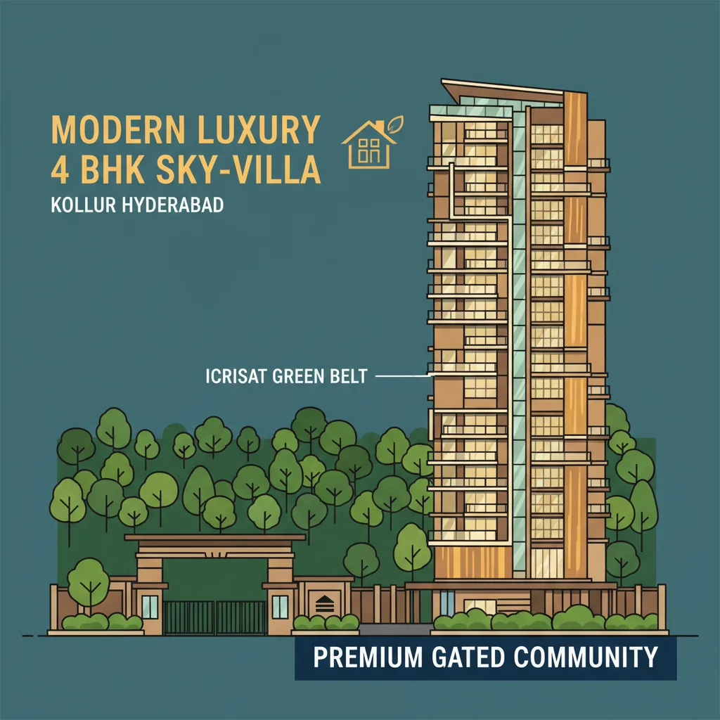 4 BHK Flat in Kollur at Prestige Golden Grove 4 BHK Flat in Kollur at Prestige Golden Grove