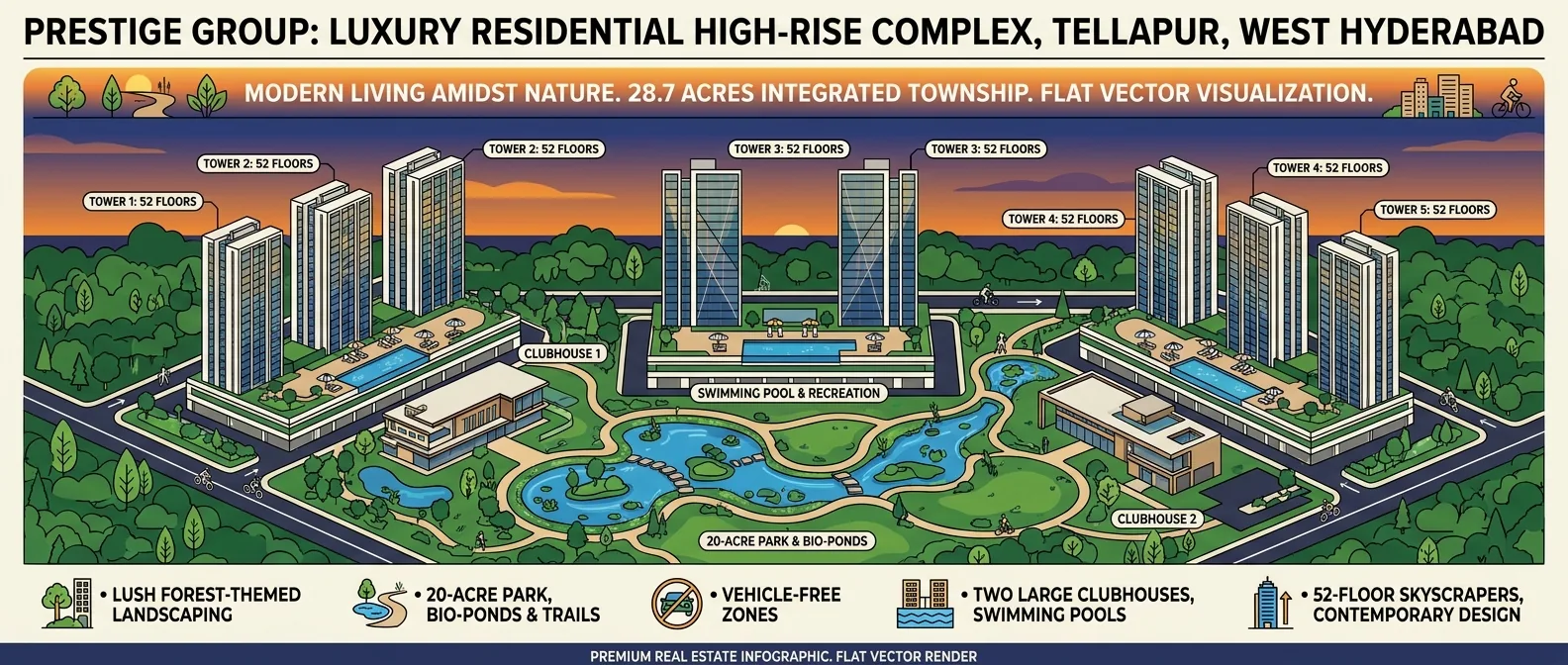 Residential Projects in Tellapur by Prestige Group Residential Projects in Tellapur by Prestige Group